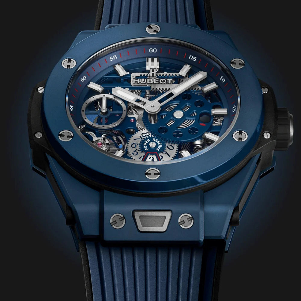 H Big Bang Meca-10 Ceramic Blue 45mm, Ref# 414.EX.5123.RX