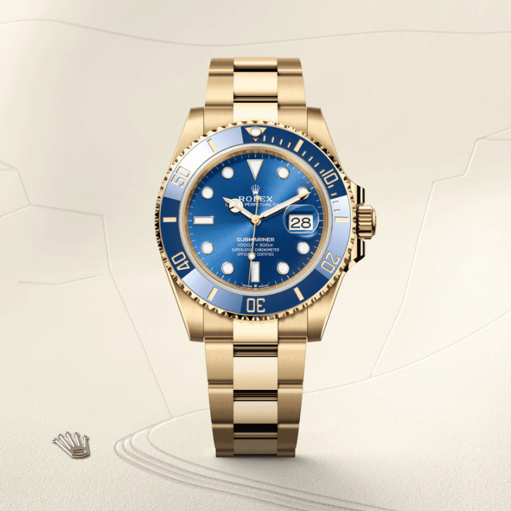 RL Submariner Date, 18k Yellow Gold, 41mm, Ref# 126618lb-0002