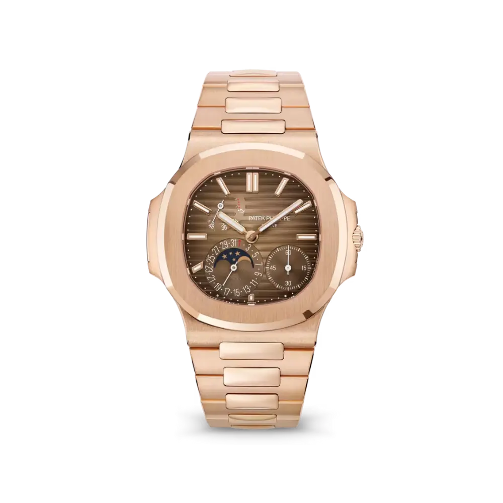 PP Nautilus Moon Phase Rose Gold Watch 5712/1R-001