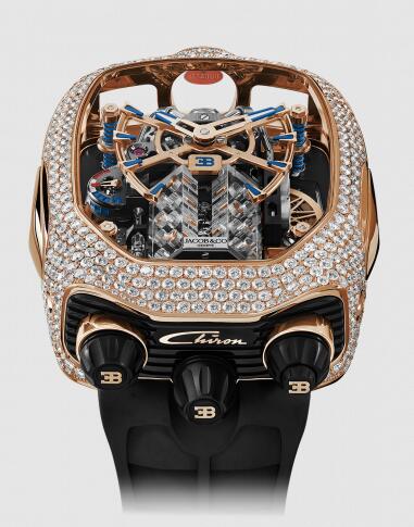 BUGATTI CHIRON TOURBILLON PAVE BU200.40.RD.AA.ABRUA