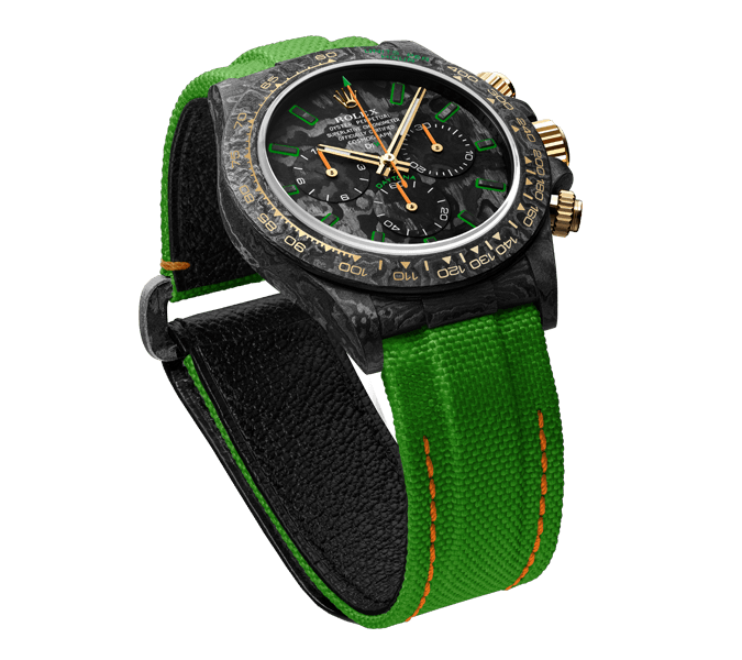 Diw Daytona carbon all carbon lime 40mm oyster black