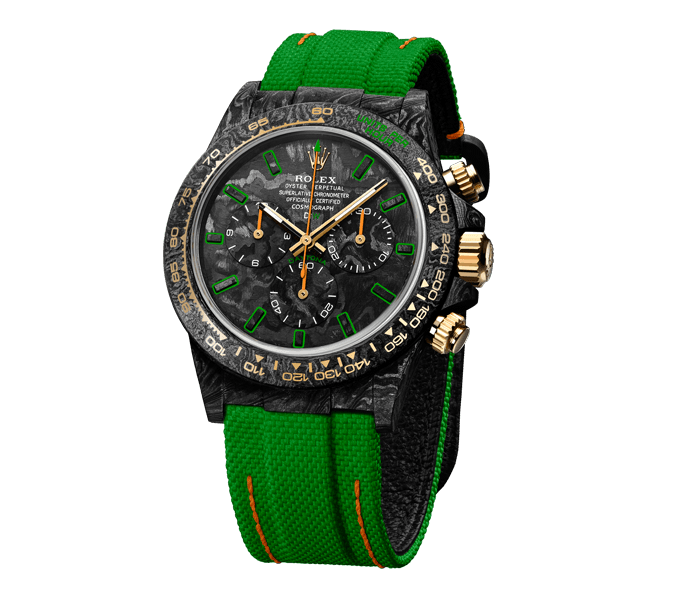 Diw Daytona carbon all carbon lime 40mm oyster black