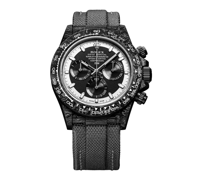 Diw Daytona carbon cream invert 40mm oyster black