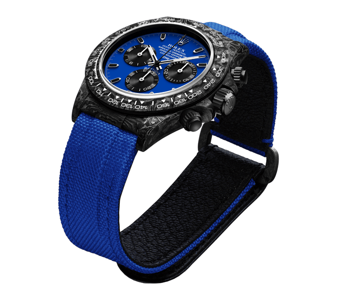 Diw Daytona carbon miami blue 40mm oyster black