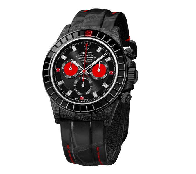 Diw Daytona carbon rainbow black 40mm carbon