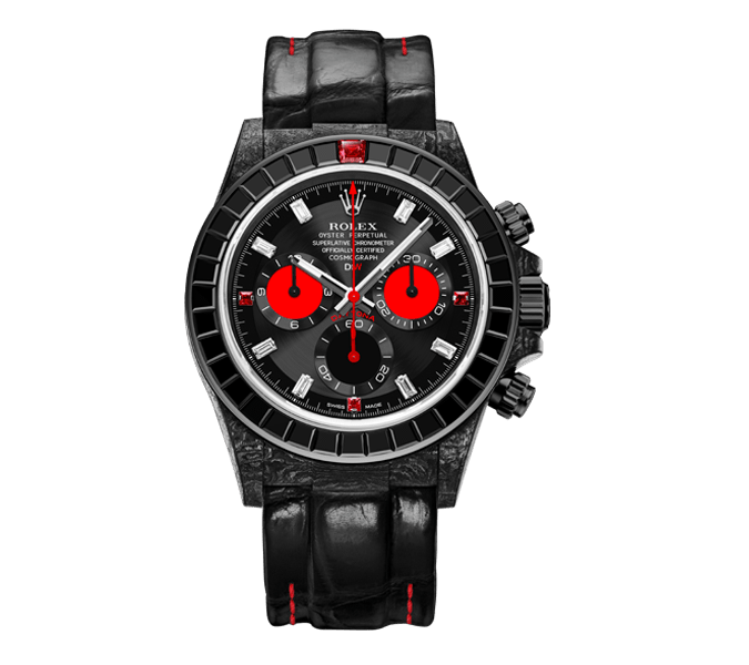 Diw Daytona carbon rainbow black 40mm carbon