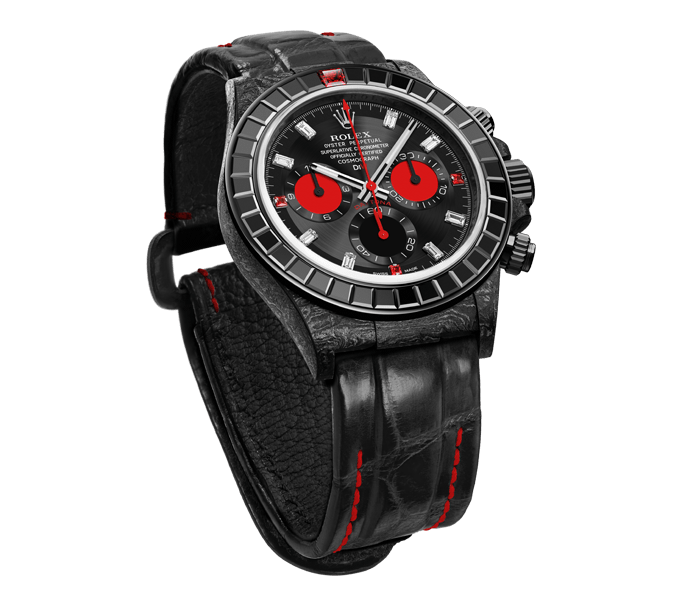 Diw Daytona carbon rainbow black 40mm carbon