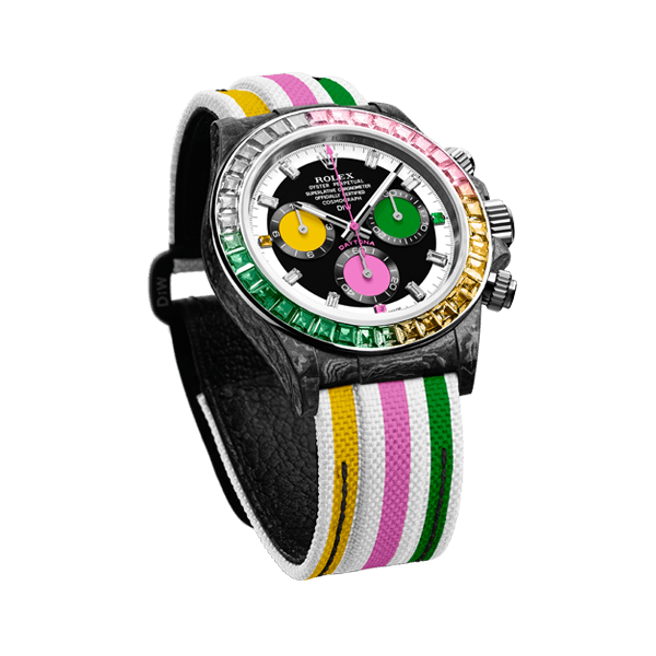 Diw Daytona carbon rainbow candy 40mm carbon