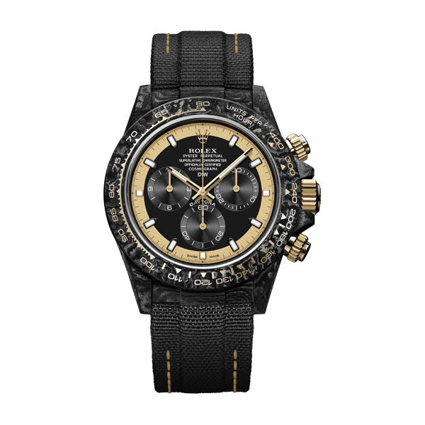 Diw Daytona cream invert gold 40mm oyster black
