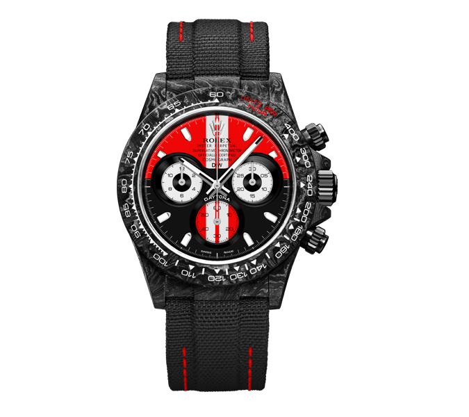 Diw Daytona gt red 40mm oyster black