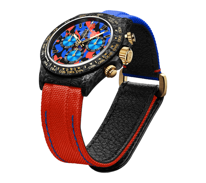 Diw Daytona military red 40mm oyster black
