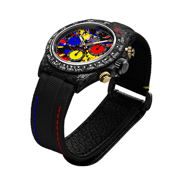 Diw Daytona motley 3d series 40mm oyster black