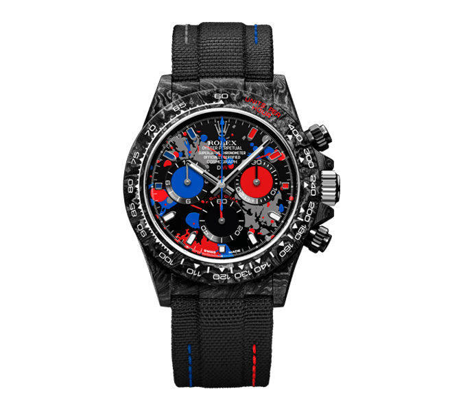 Diw Daytona motley 3s series 40mm oyster black