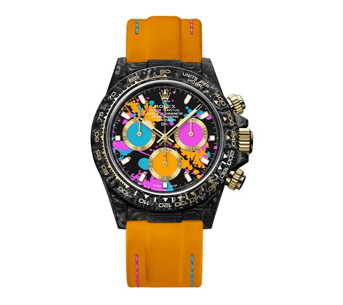 Diw Daytona Motley Orange motley orange 40mm oyster black 116503MTO01