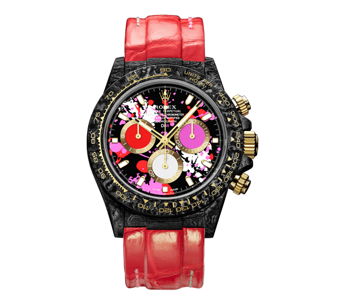 Diw Daytona motley red 40mm oyster b