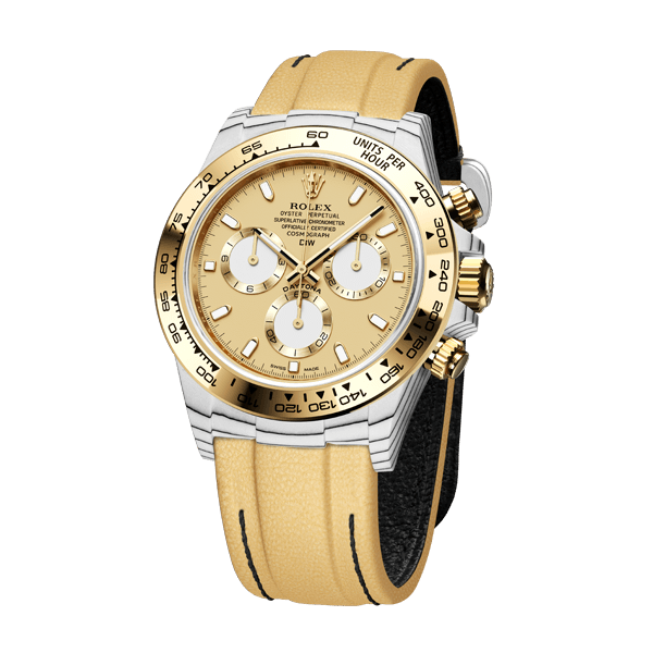 Diw Daytona quartz fiber golden essence 40mm oyster black