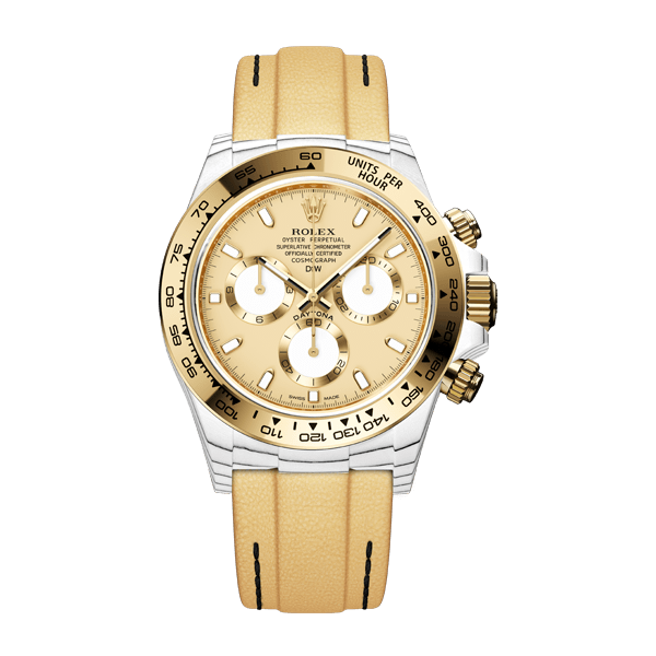 Diw Daytona quartz fiber golden essence 40mm oyster black