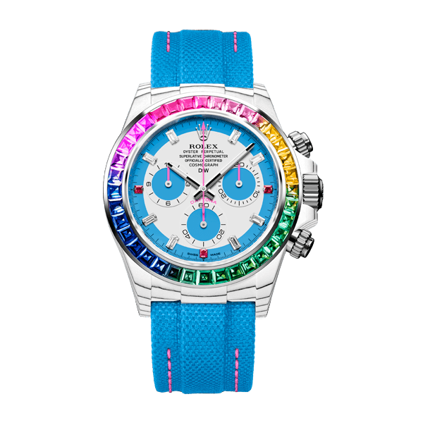Diw Daytona quartz fiber rainbow s 40mm carbon