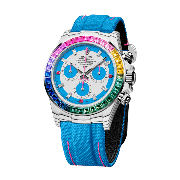 Diw Daytona quartz fiber rainbow s 40mm carbon