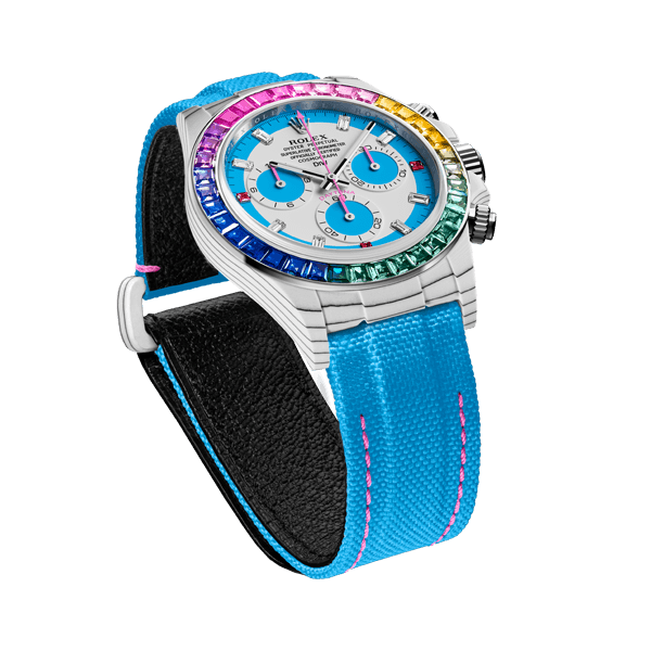 Diw Daytona quartz fiber rainbow s 40mm carbon