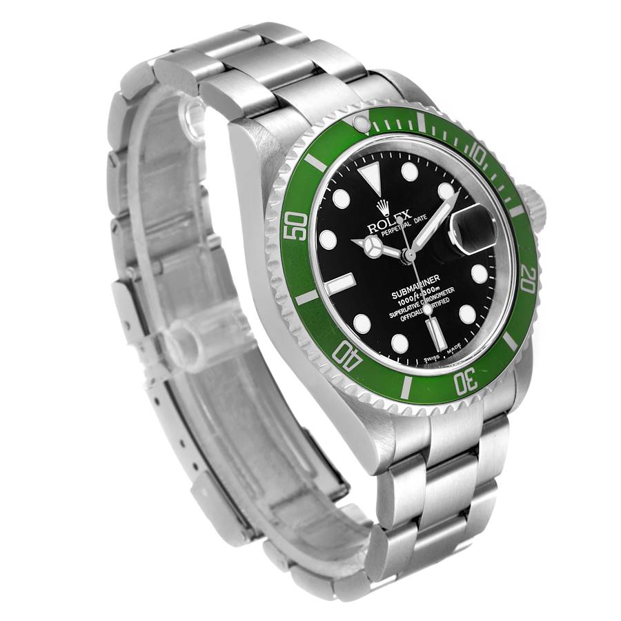 Submariner Green 50th Anniversary Steel Mens Watch 16610LV SALE