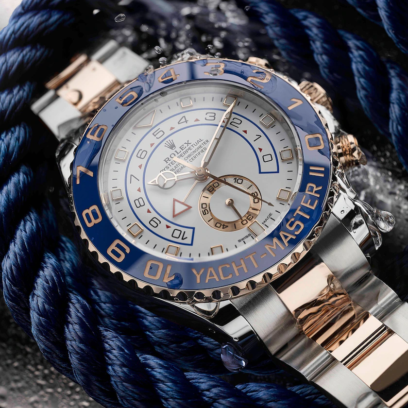 Yacht-Master II, Stainless Steel and 18k Everose Gold, 44mm, Ref# 116681-0002