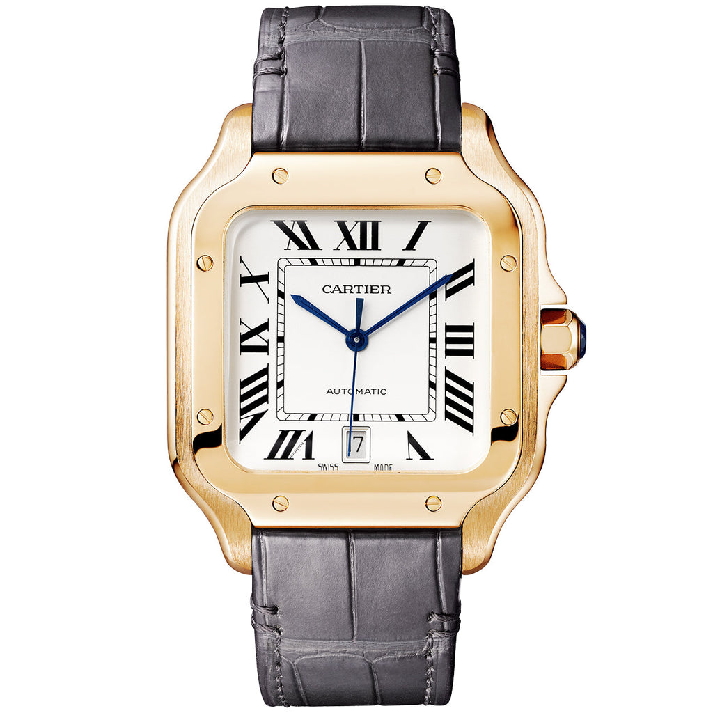 Santos Large Automatic 18ct Rose Gold Watch