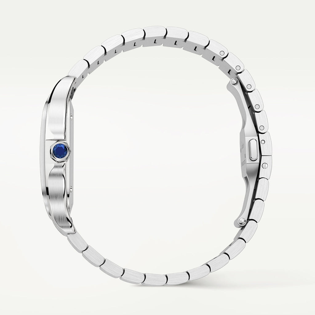 Santos Medium Blue Dial Automatic Bracelet/Strap Watch